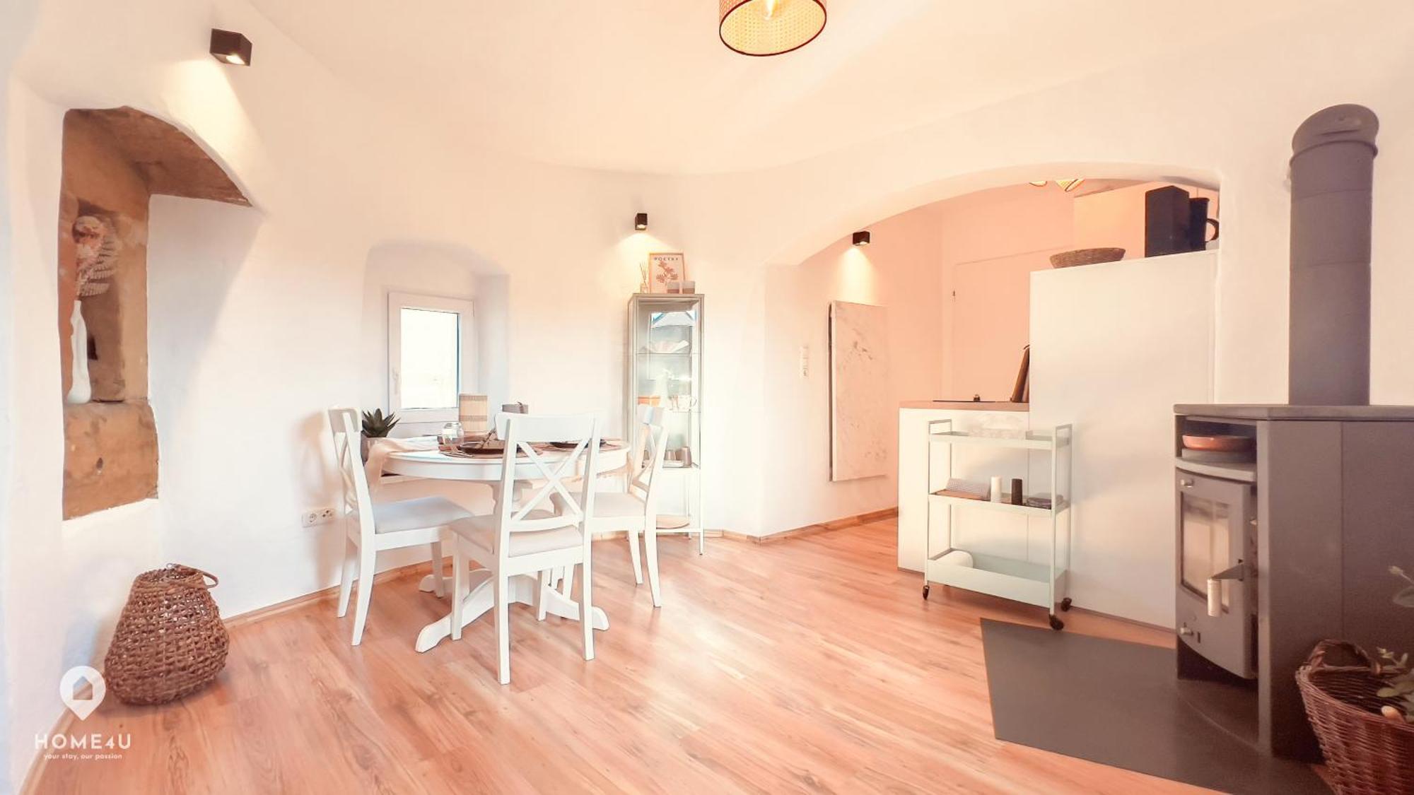 Zentrales Turm-Apt Mit Terrasse Amberg Dış mekan fotoğraf